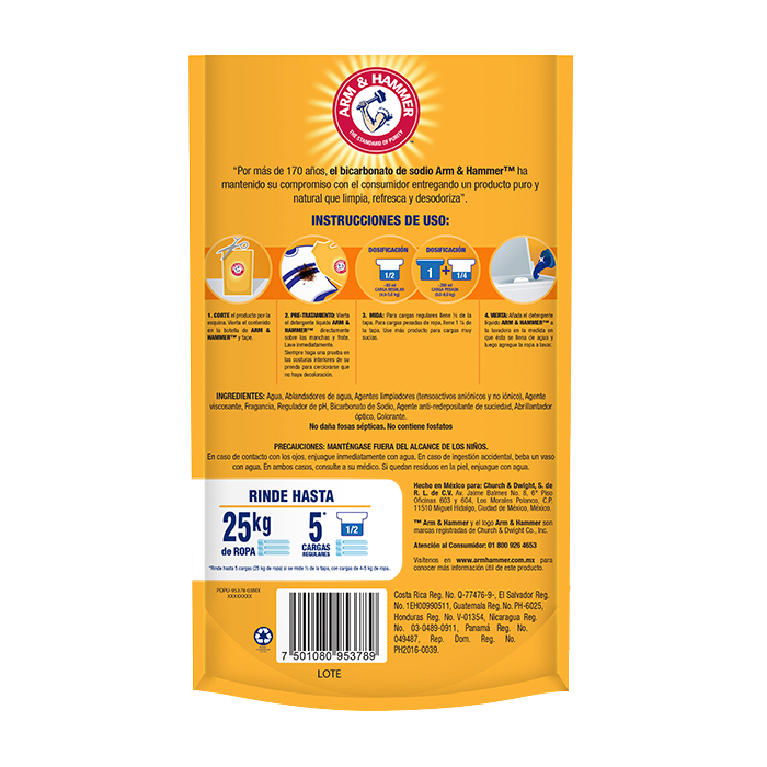 Detergente líquido Limpieza Fresca Arm & Hammer™